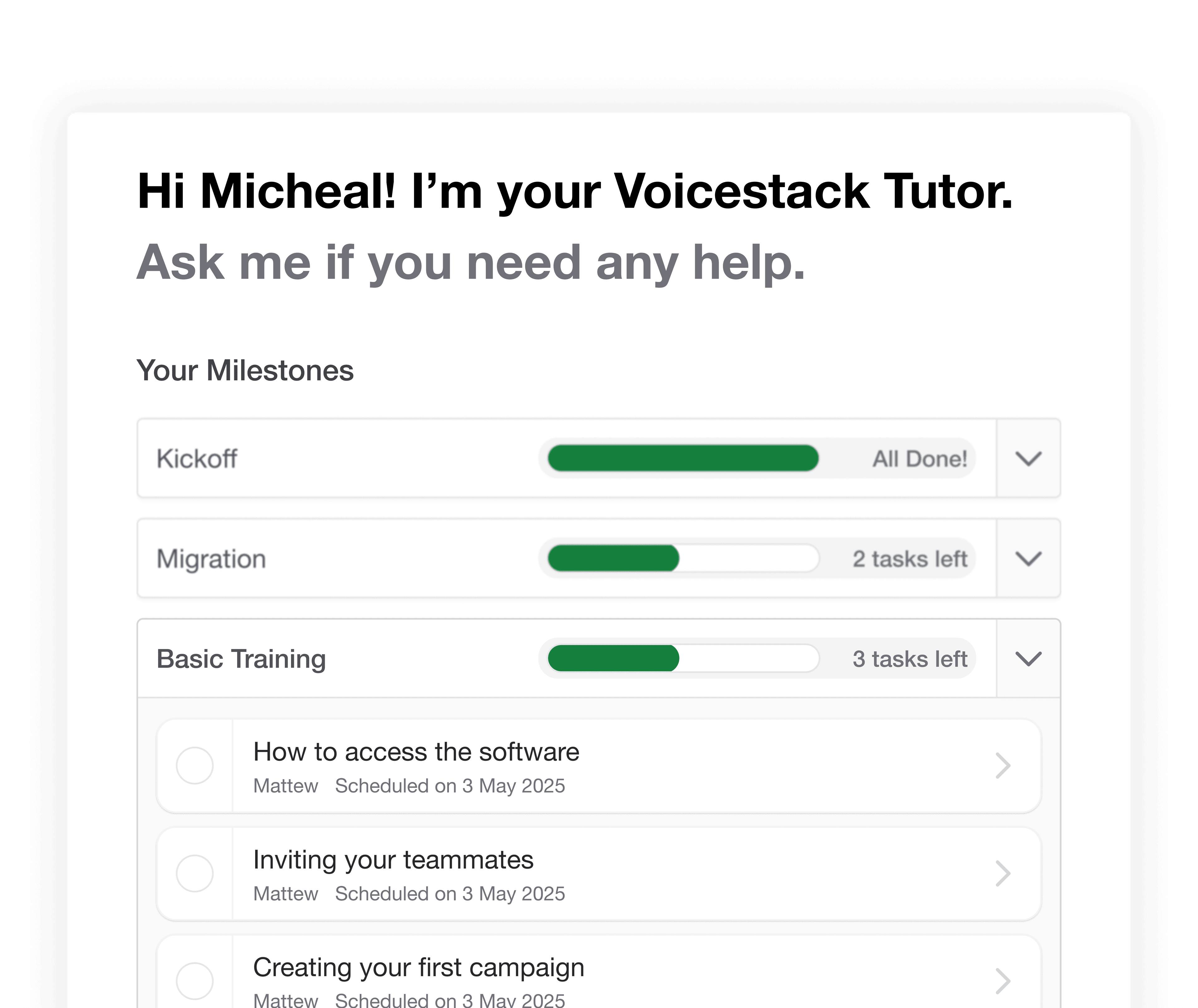 Knolbase onboarding portal